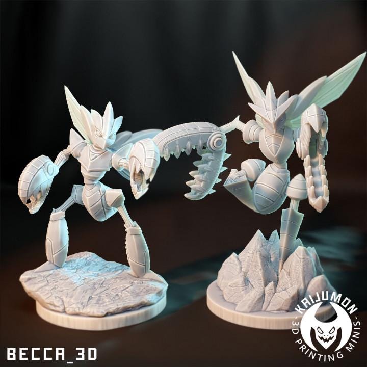 Kaijumon Knifebugs/ Tabletop Model / Miniature Figurine | Kaijumon (Scyther)