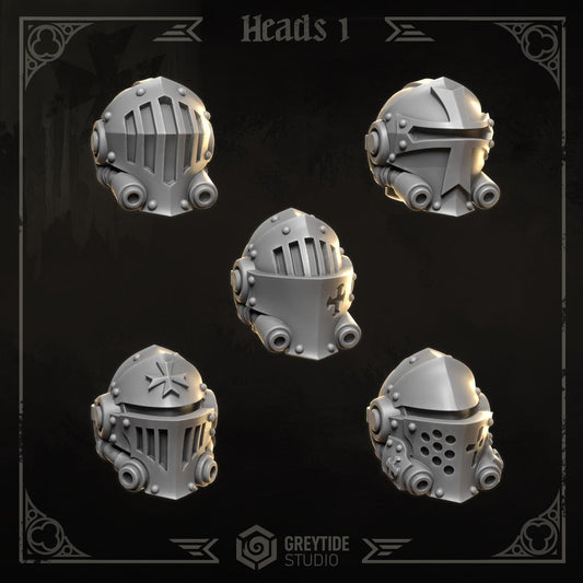 Heads 1 | Eternal Crusaders | Greytide Studio
