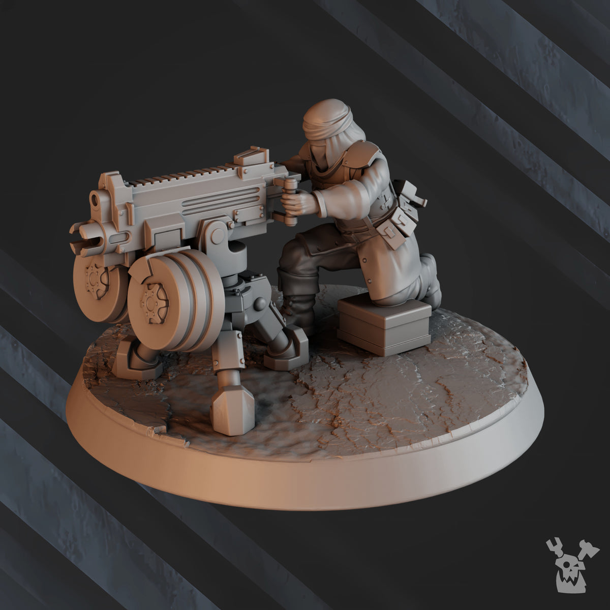 Alternate view of BEDOUIN HEAVY FIRE SUPPORT SQUAD by DakkaDakka Store - Full Miniature / Model