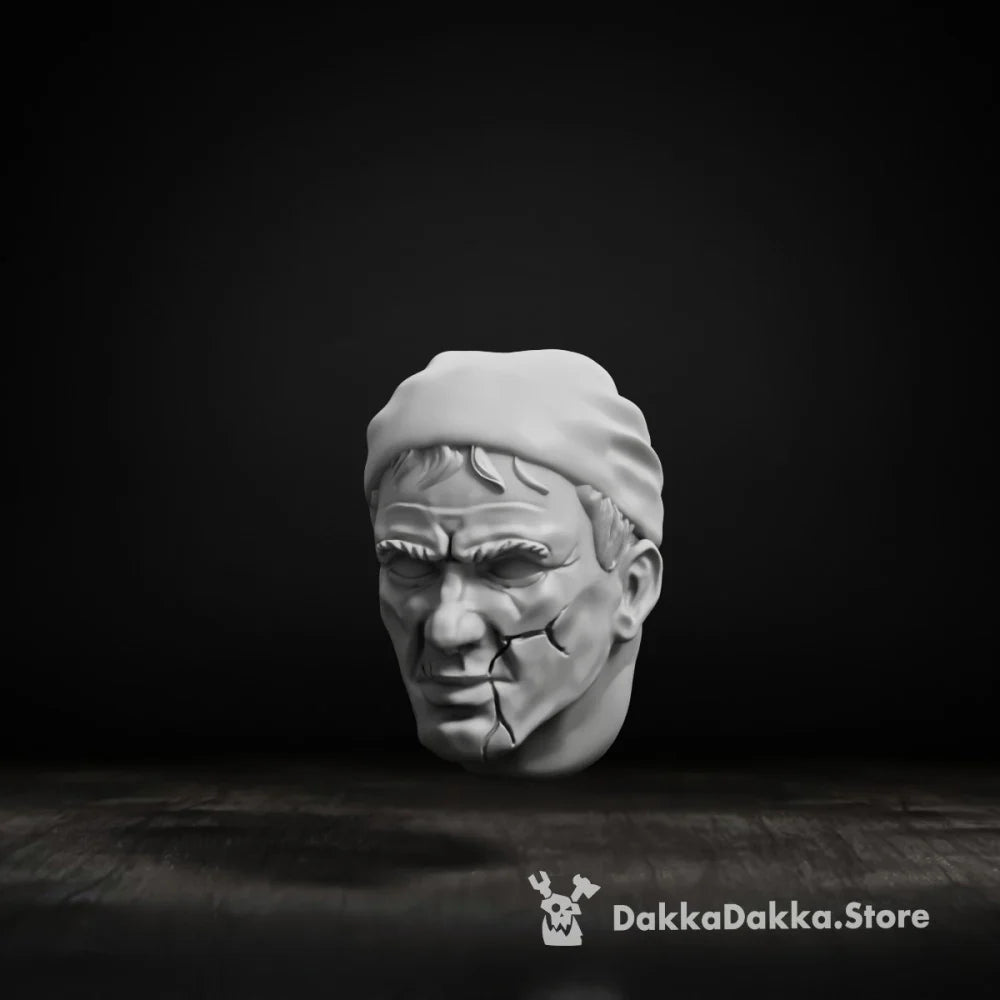 JUNGLE FIGHTERS HEAD BITS "COMMANDOS" SET X5