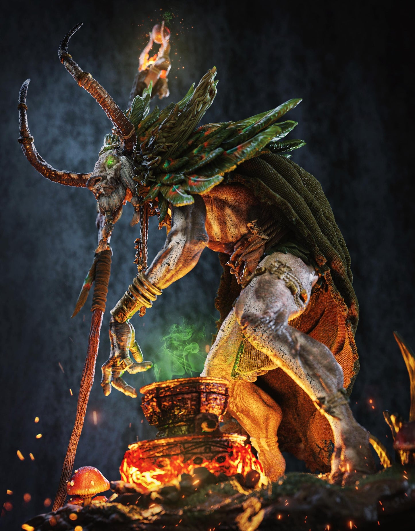 BFG - Omari - The Wisdom Keeper (1.18 Scale)  | Sculpt | Black forge Games