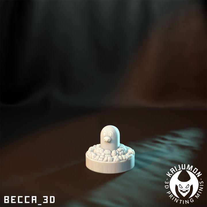 Kaijumon Giant Mole / Tabletop Model / Miniature Figurine | Kaijumon (dig let)