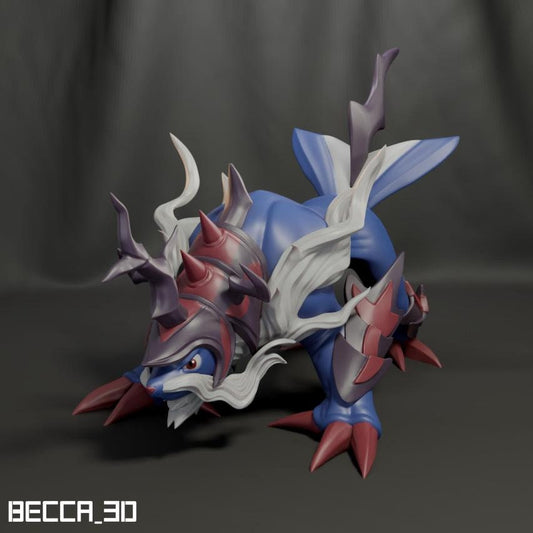 Kaijumon Sea Fox/ Tabletop Model / Miniature Figurine | Kaijumon