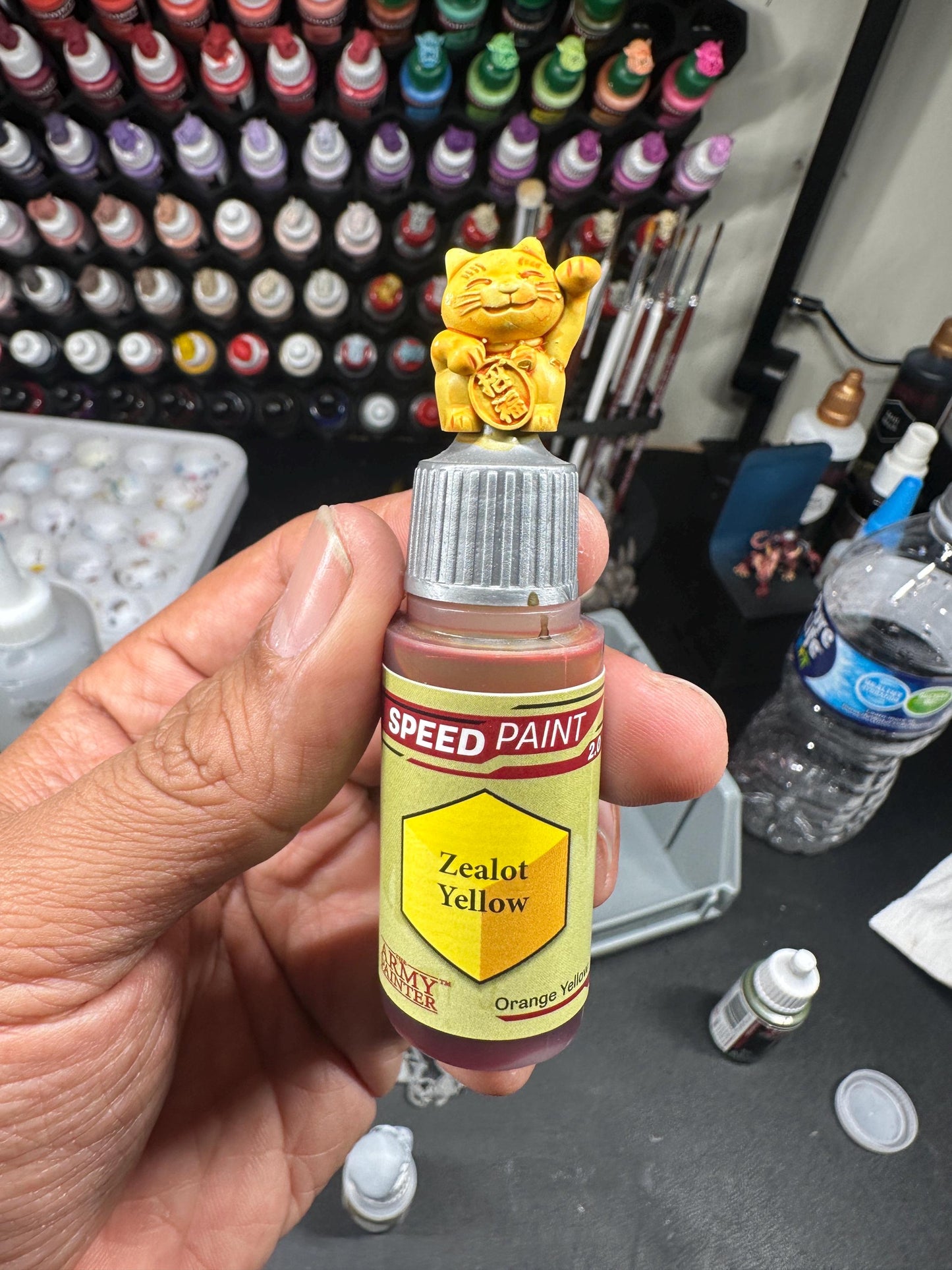 Lucky cat Swatch Caps paint bottle toppers 17ml or 18ml | Army Painter SpeedPaint Vallejo