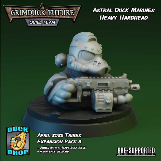 Astral Marine "Rubber" Duck With Heavy Bolter | Jeep Accessory