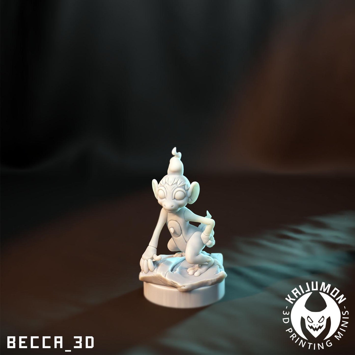 Kaijumon Fire Monkey/ Tabletop Model / Miniature Figurine | Kaijumon (infernape) (Chimchar) (Monferno)
