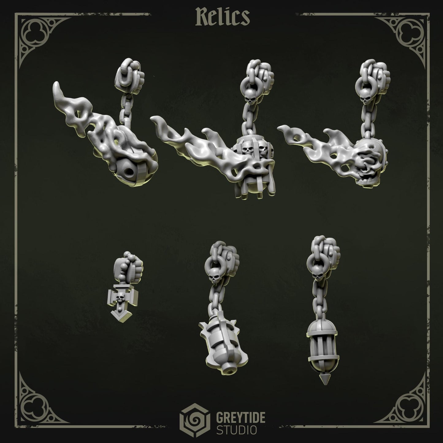 Relics Decorations | Eternal Pilgrims | Greytide Studio