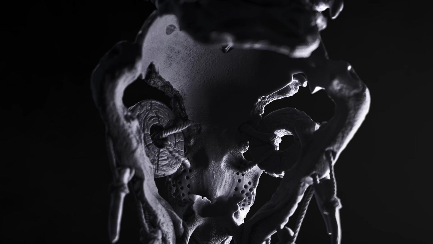 BFG - Face of Decay - Omari Mask Life-Sized | Sculpt | Black forge Games