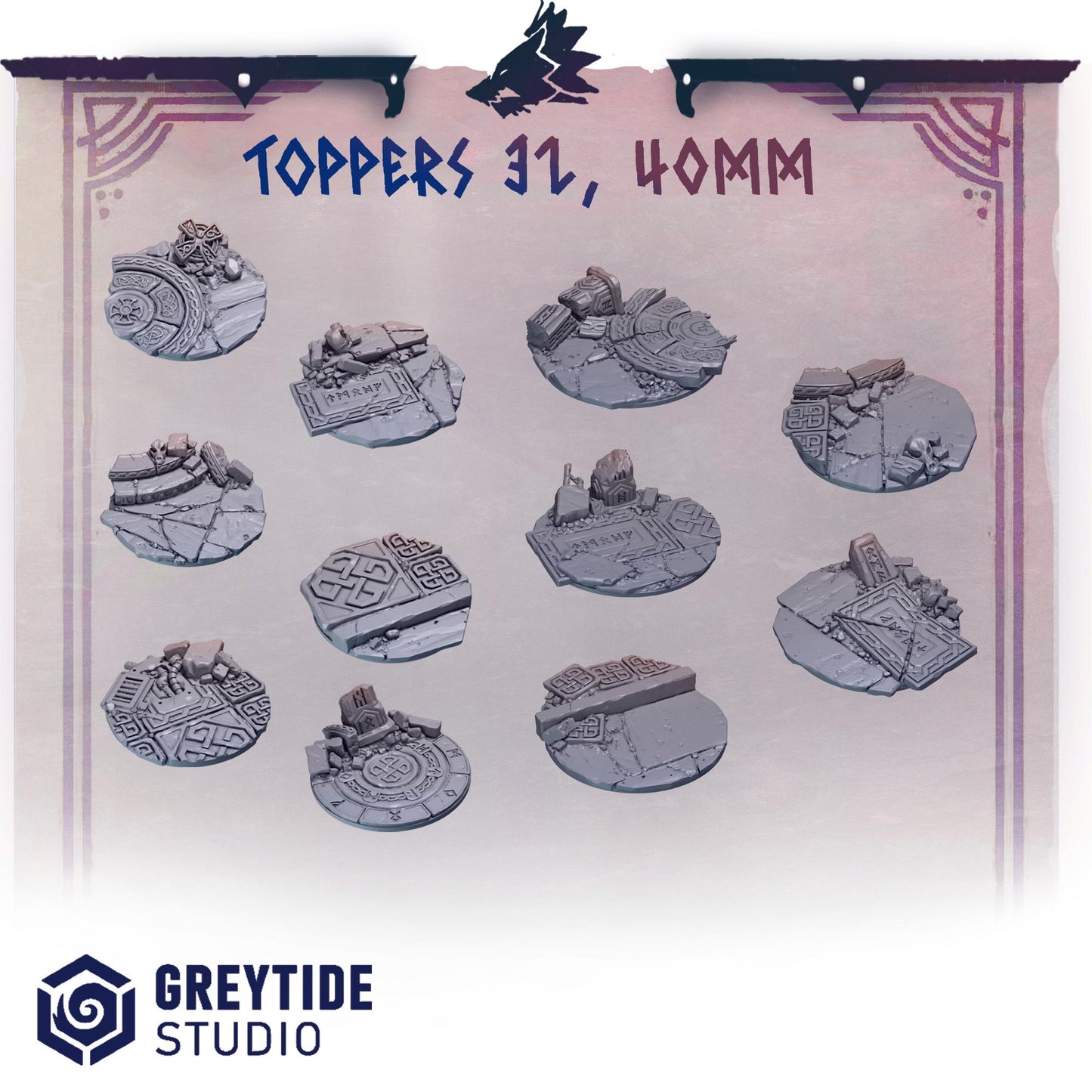 Toppers 1 | Primal hounds | Greytide Studio
