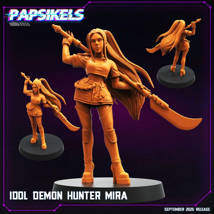 K Pop Demon Hunters / Tabletop Model / Wargaming Miniature | Papsikels