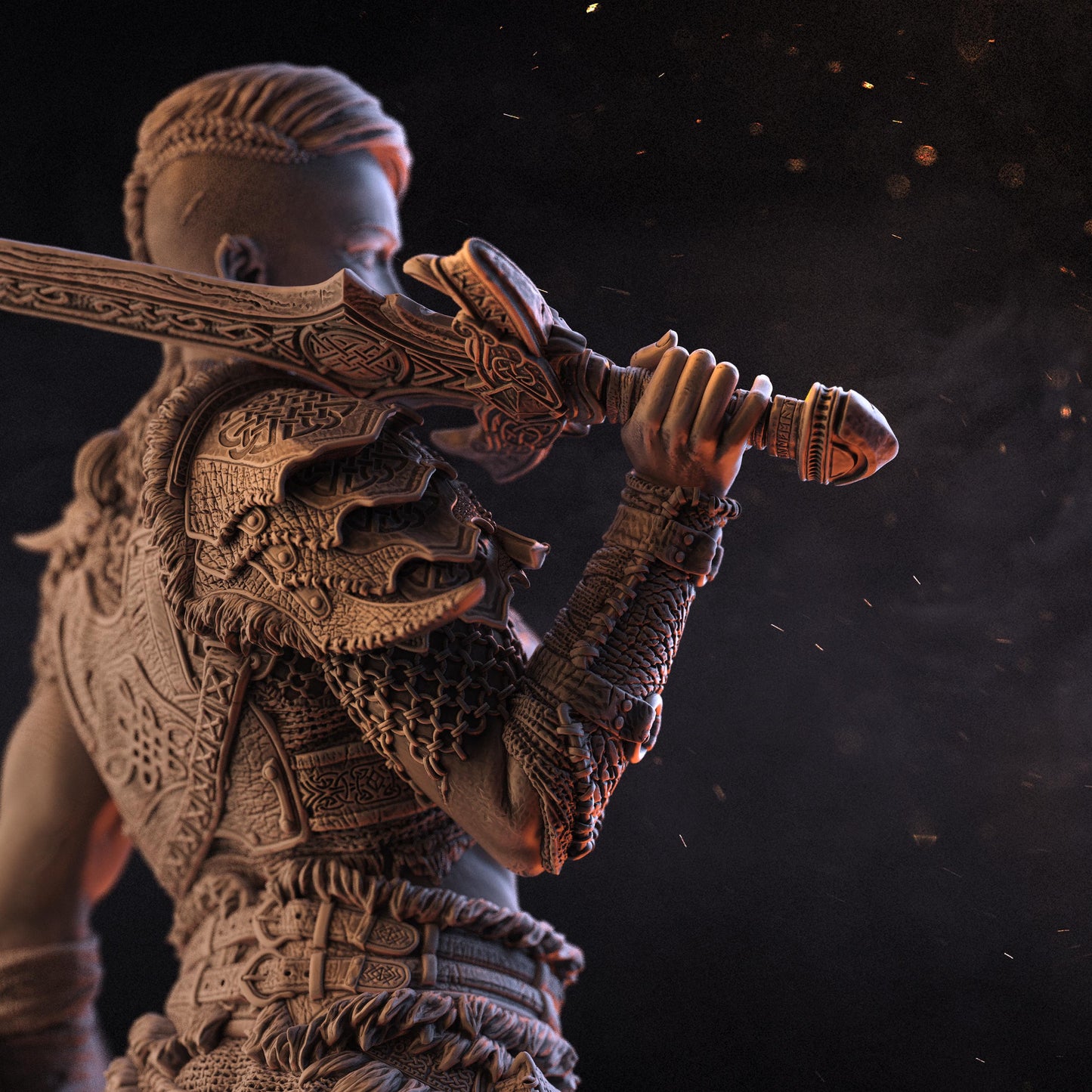 BFG - Ellika - The Undefeated - 1.12 Scale V2 | Sculpt | Black forge Games