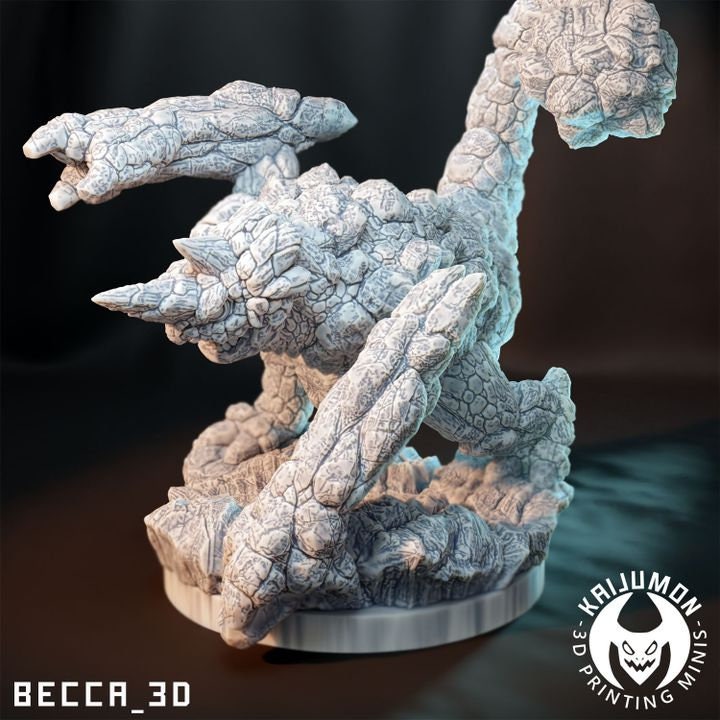 Kaijumon Rock Rhino/ Tabletop Model / Miniature Figurine | Kaijumon (Ryhorn)