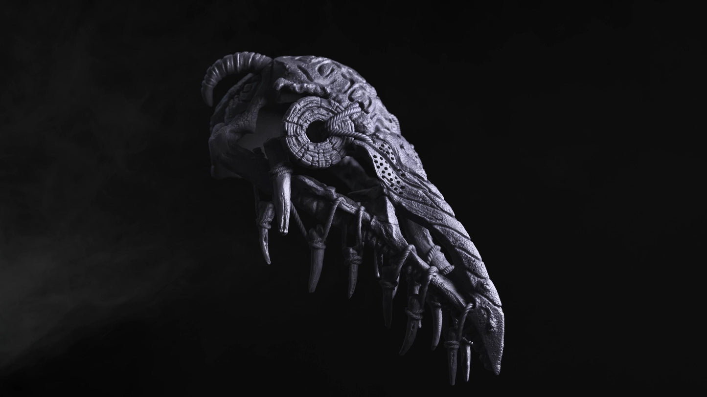 BFG - Face of Decay - Omari Mask Life-Sized | Sculpt | Black forge Games