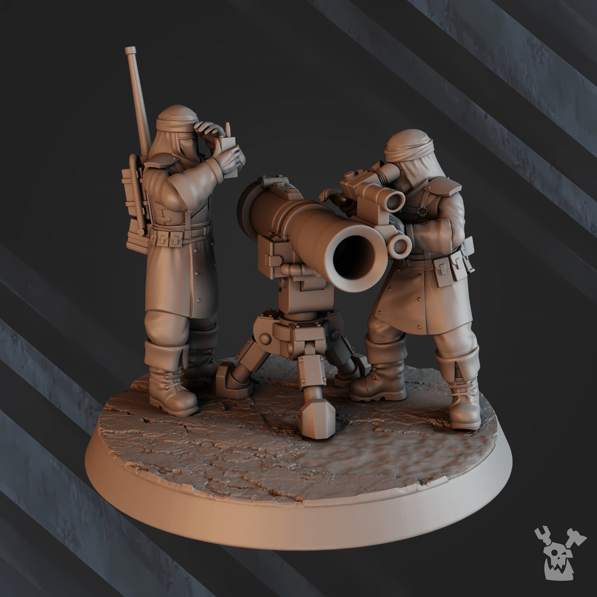 Alternate view of BEDOUIN HEAVY FIRE SUPPORT SQUAD by DakkaDakka Store - Full Miniature / Model