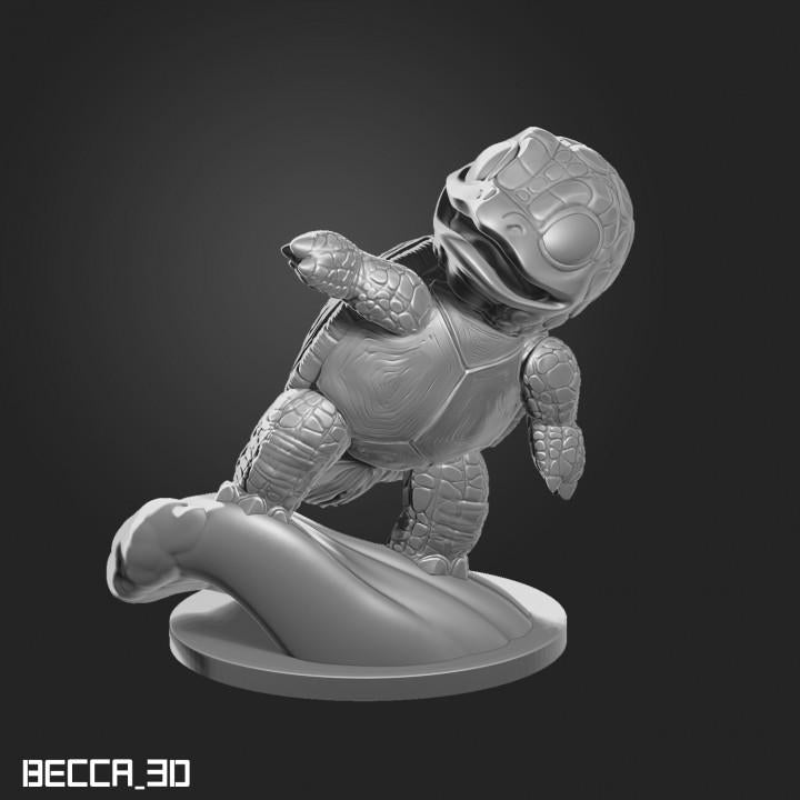 Kaijumon Water Turtle/ Tabletop Model / Miniature Figurine | Kaijumon