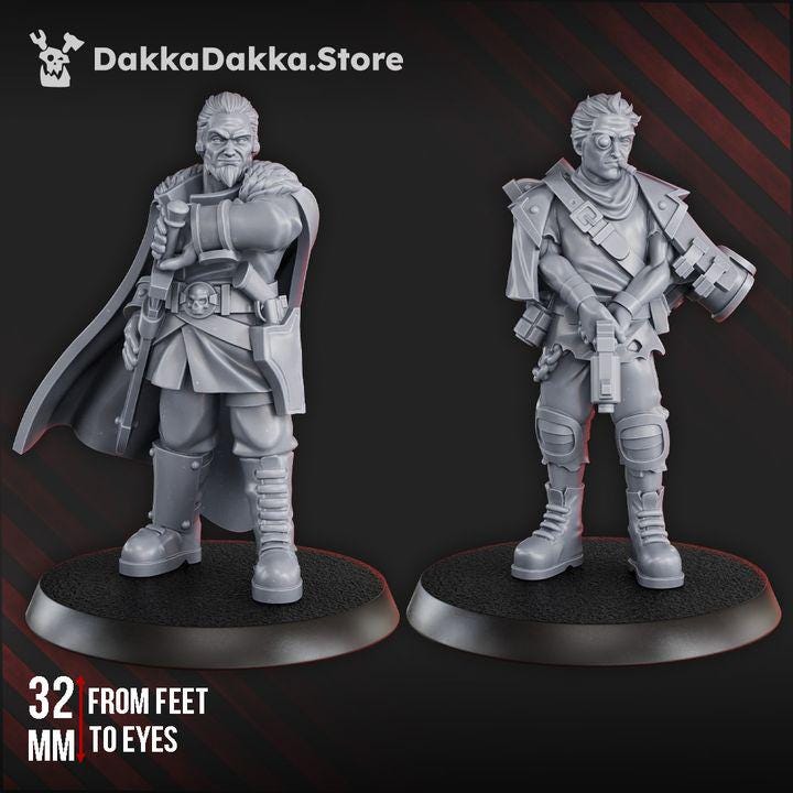 Mel Ashqelon & Robbo / Tabletop Model / Wargaming Miniature | DakkaDakka