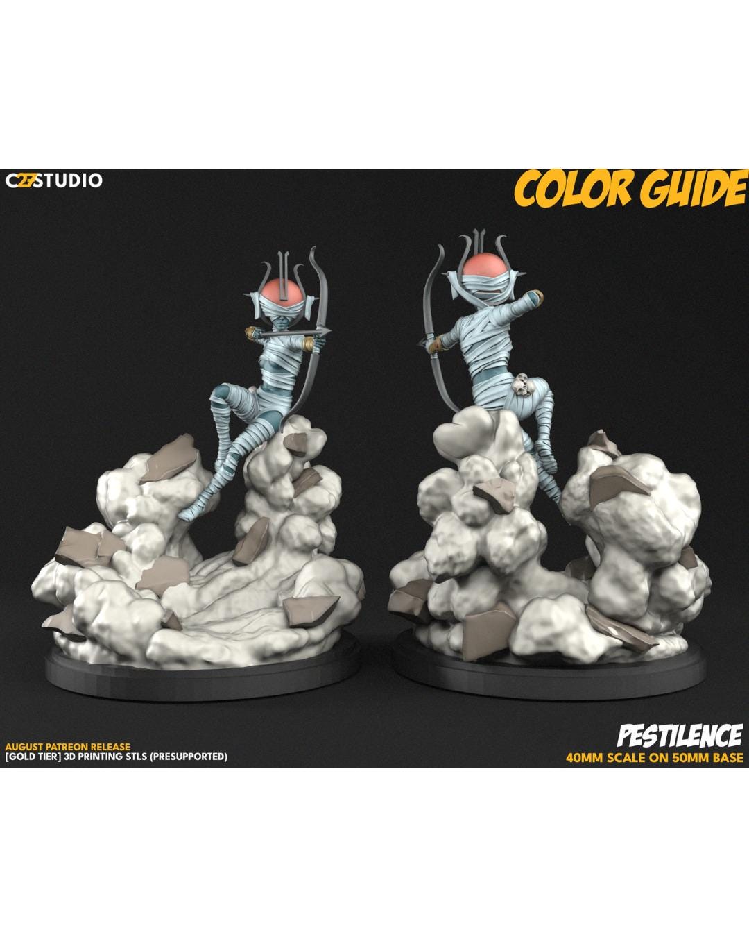 Infectious Arrow - Crisis Protocol Proxy - Marvel Fan Art - 3d Printed TTRPG Miniature