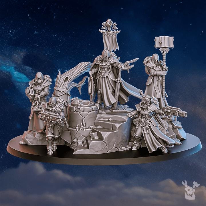 Stormpride Sisters (adepta sororitas proxies)/ Tabletop Model / Wargaming Miniature | DakkaDakka