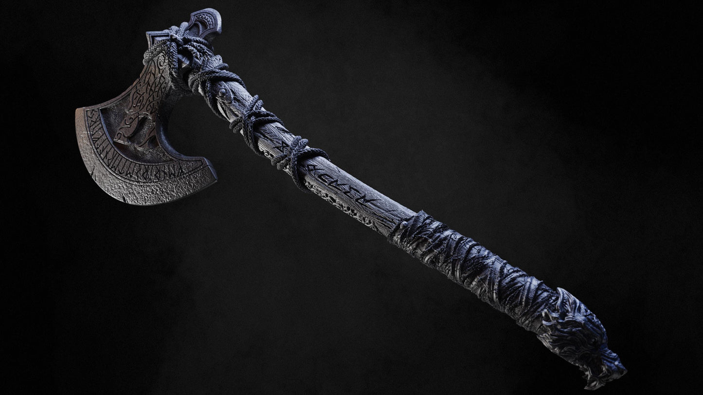 BFG - Fenrir Axe - Life Size Wall Display | Sculpt | Black forge Games