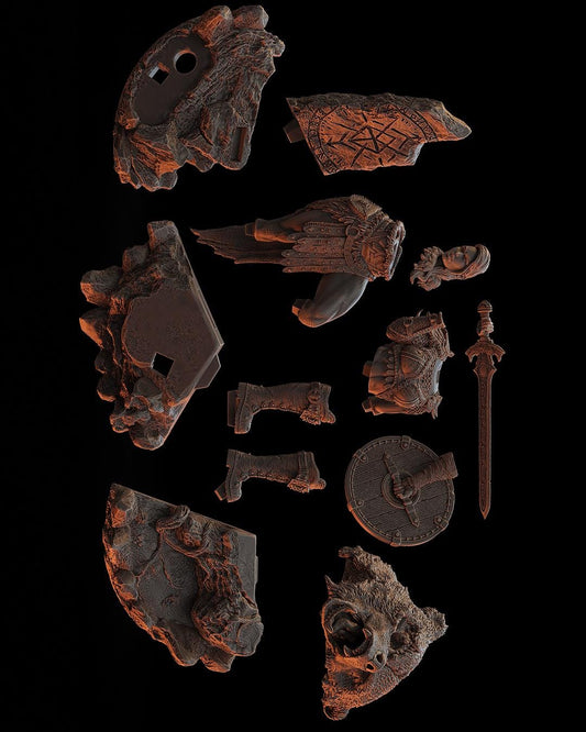 BFG - Ellika - The Undefeated - 1.12 Scale V2 | Sculpt | Black forge Games