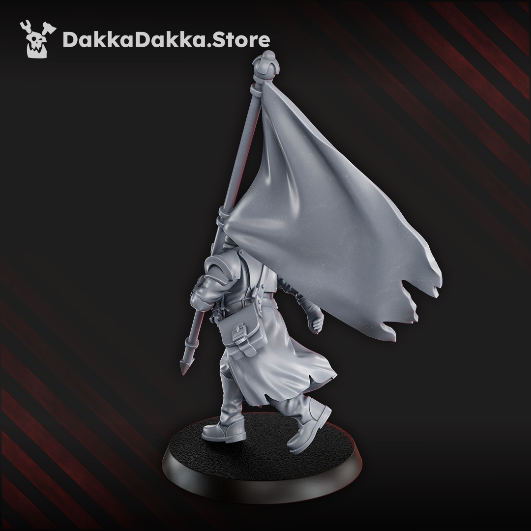 Alternate view of Choragiew Bearer by DakkaDakka Store - Full Miniature / Model