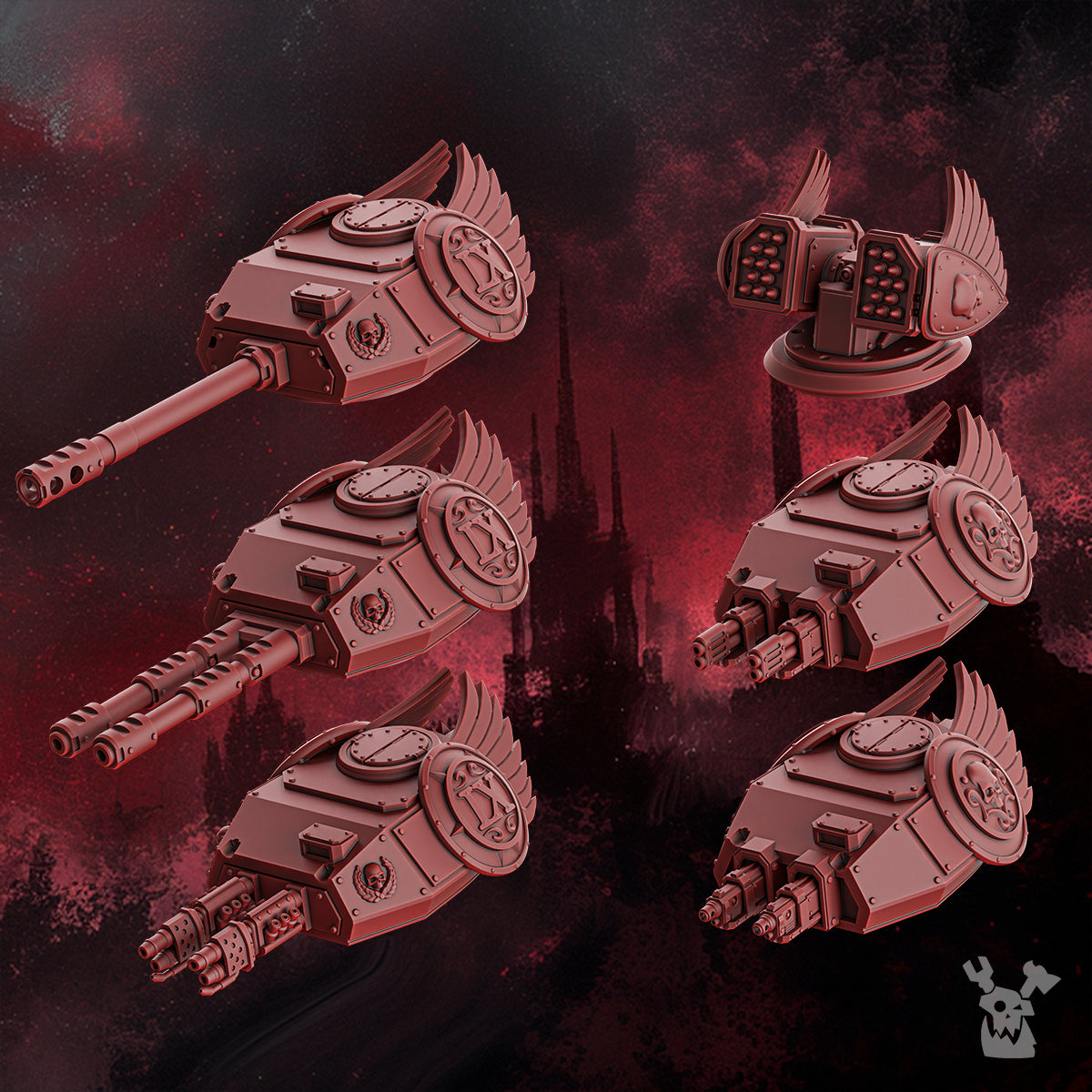 Alternate view of CRIMSON WINGS APC by DakkaDakka Store - Full Miniature / Model