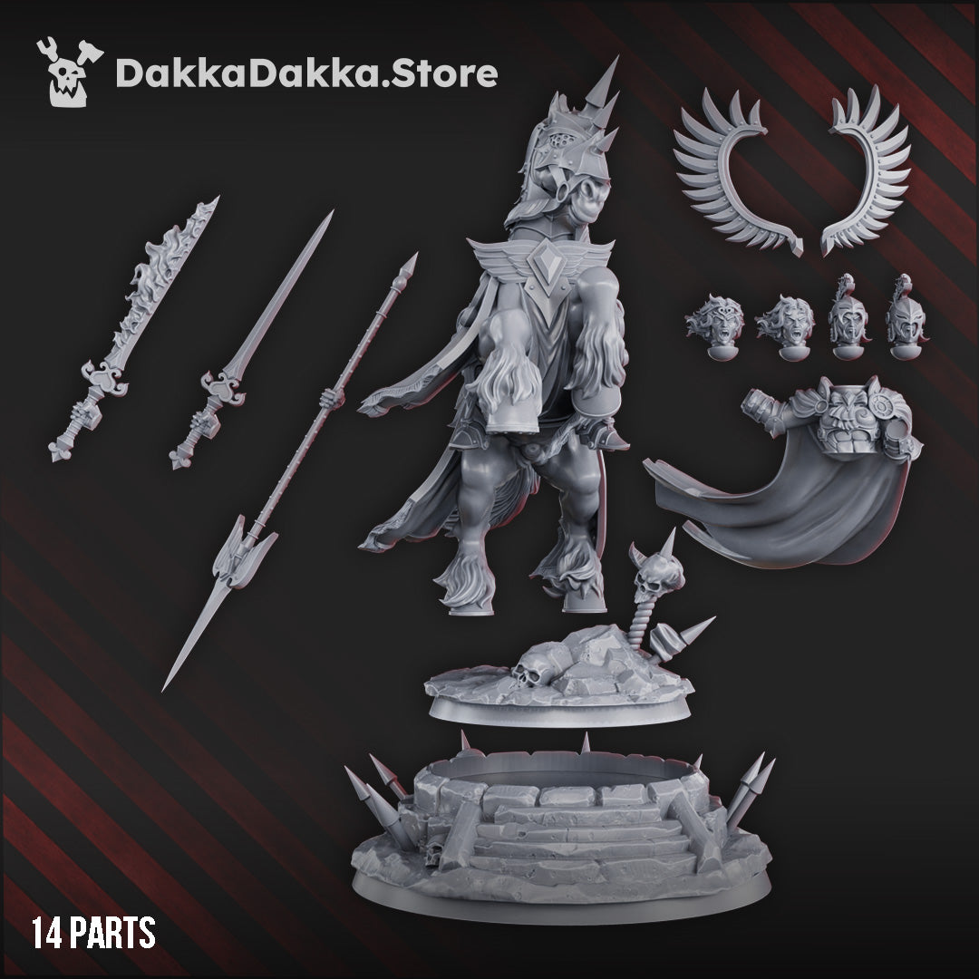 Alternate view of Seraphiel, the Saint of Ordine Vendetta by DakkaDakka Store - Full Miniature / Model