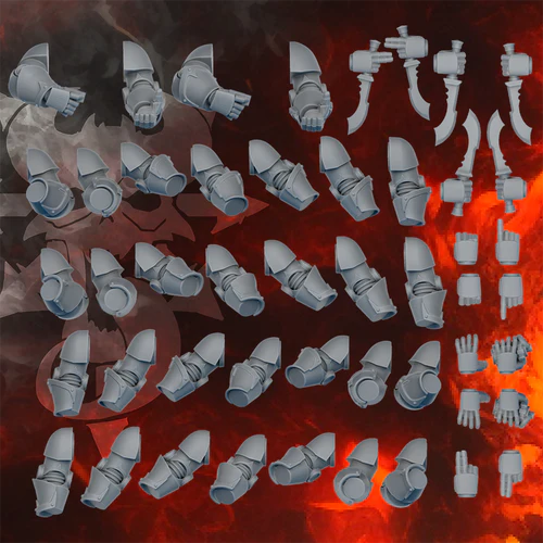 Legion of Indivisible Hands and Arms Set x48