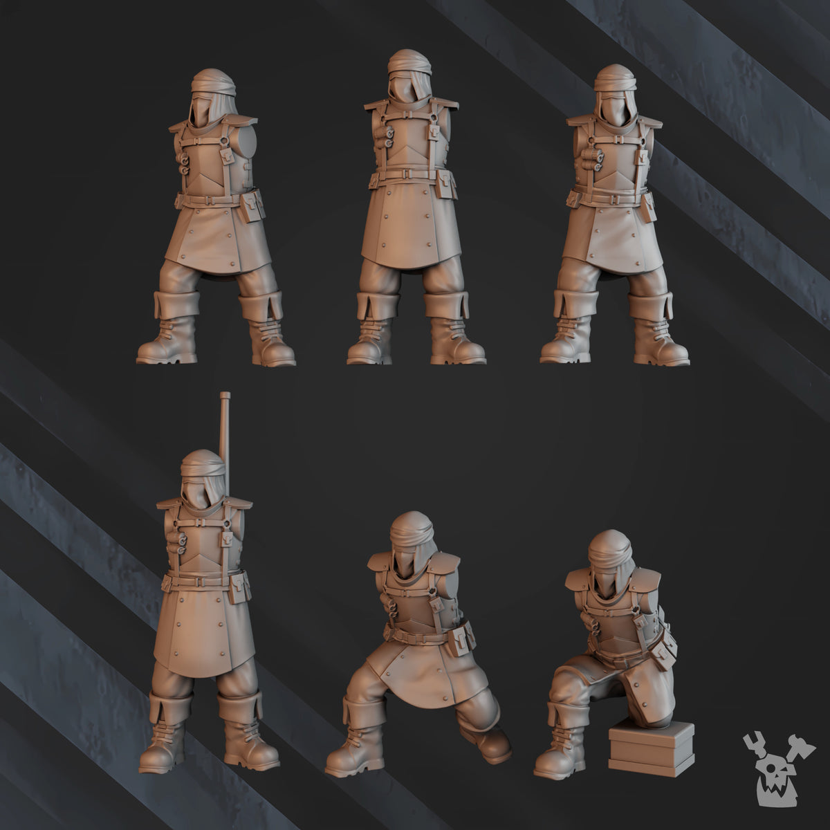 Alternate view of BEDOUIN HEAVY FIRE SUPPORT SQUAD by DakkaDakka Store - Full Miniature / Model