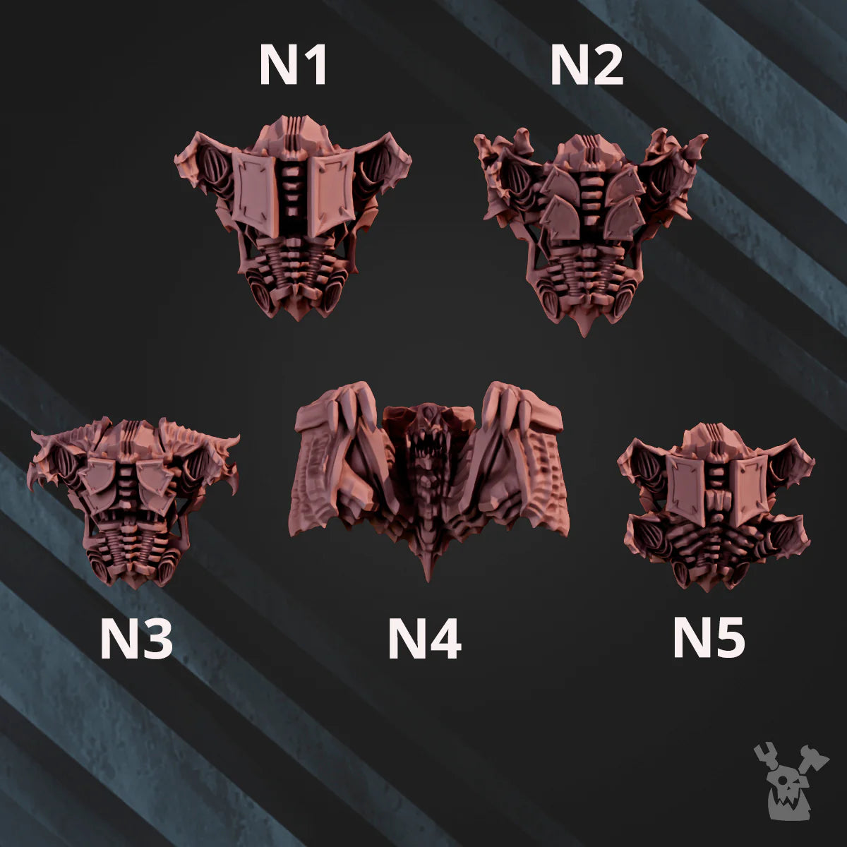 NOCTURNAL BACKPACKS SET X5