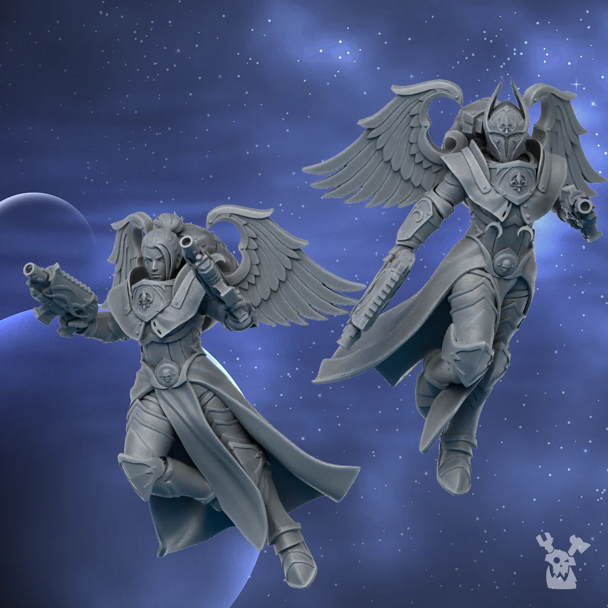 Macedonian Angels with Heavy Guns x2 Mirrored
