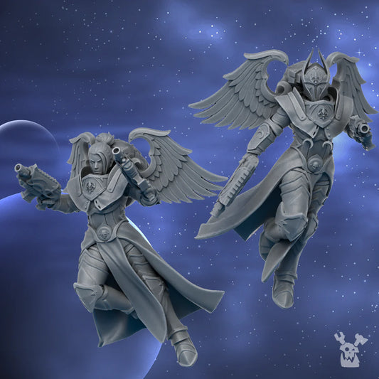 Macedonian Angels with Heavy Guns x2 Mirrored