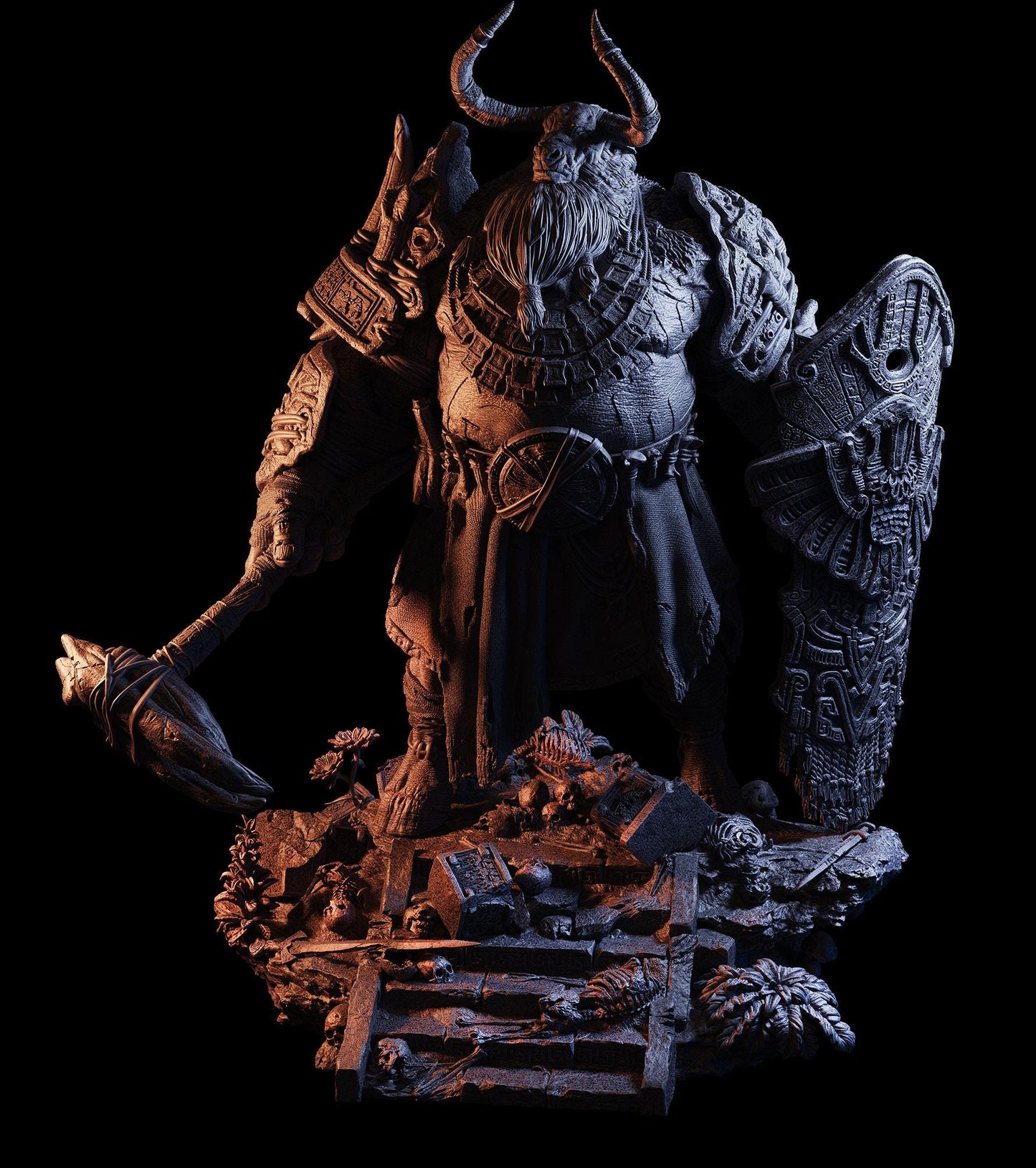 BFG - Nkosi Skeleton Base | Sculpt | Black forge Games