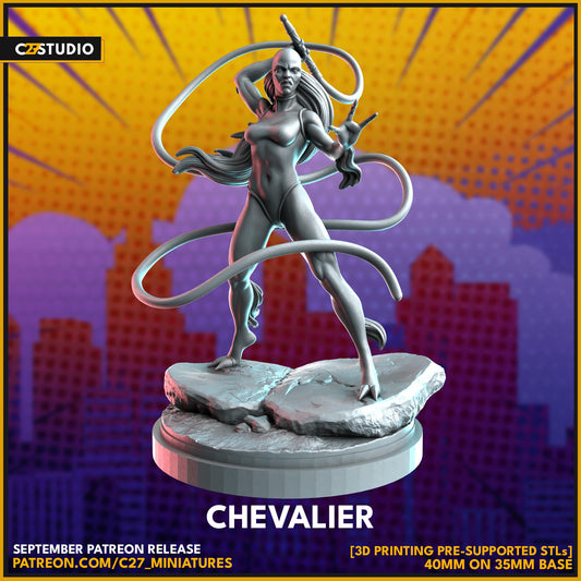 Chevalier - Crisis Protocol Proxy - Marvel Fan Art - 3d Printed TTRPG Miniature