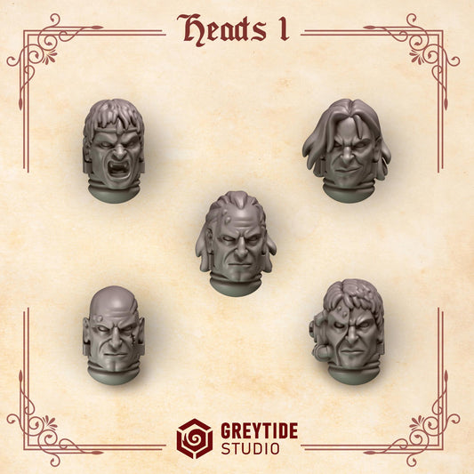 Heads 1 | Crimson Lords | Greytide Studio