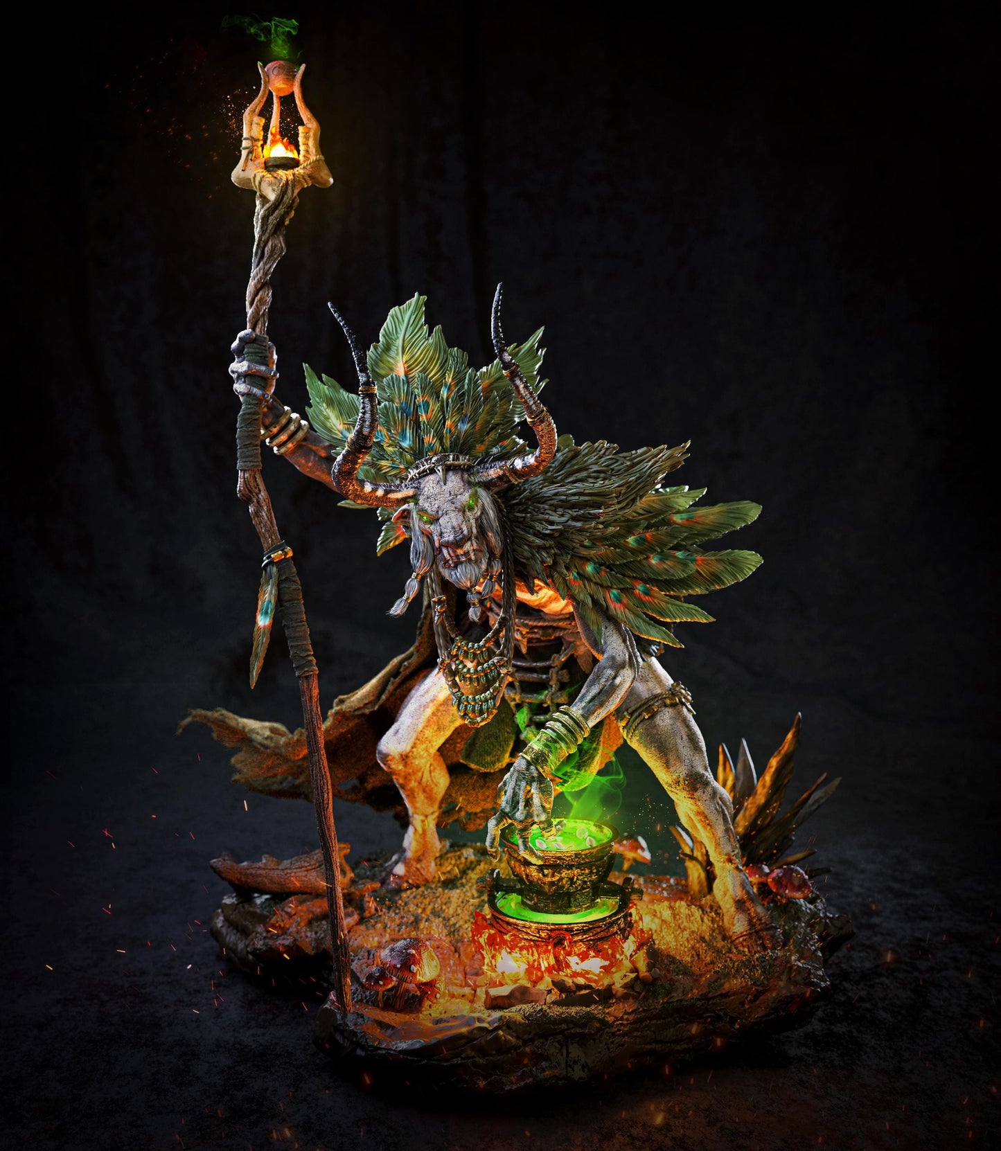 BFG - Omari - The Wisdom Keeper (1.18 Scale)  | Sculpt | Black forge Games