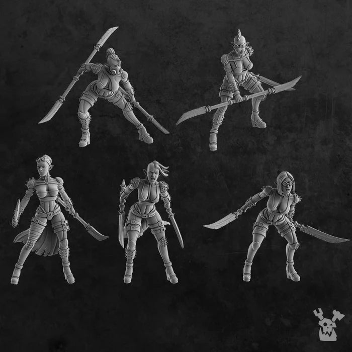Jet-Biker Raiders Female Squad x5
