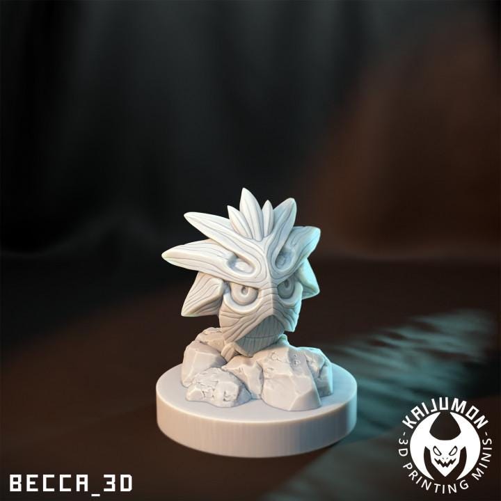 Kaijumon Paradox Rock Kaiju/ Tabletop Model / Miniature Figurine | Kaijumon