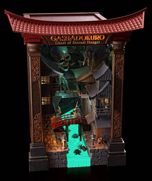 BFG - Gashadokuro - Ghost of Eternal Hunger - Book Nook Diorama | Sculpt | Black forge Games