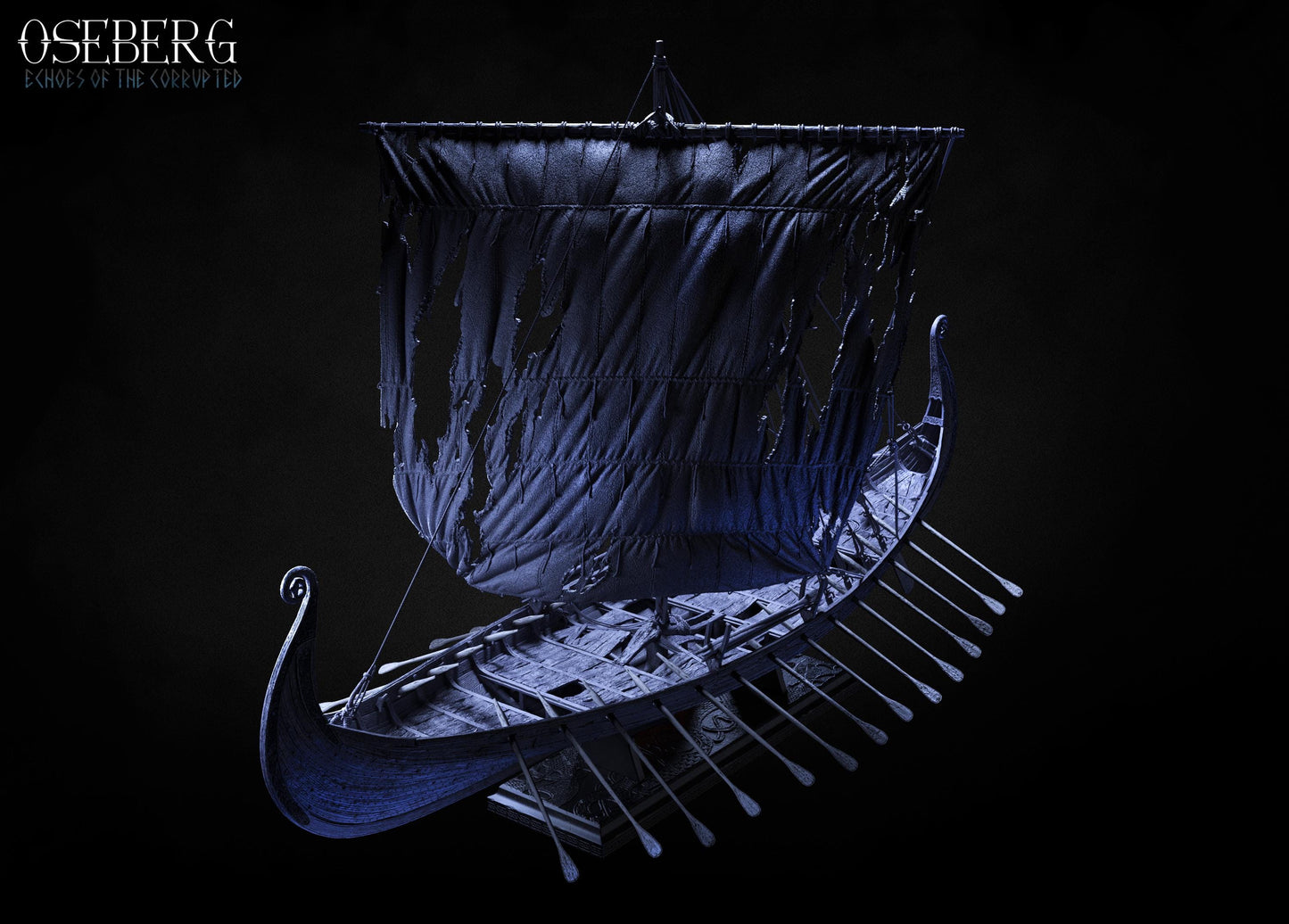 BFG - Oseberg Viking Ship - 1.40 Scale | Sculpt | Black forge Games
