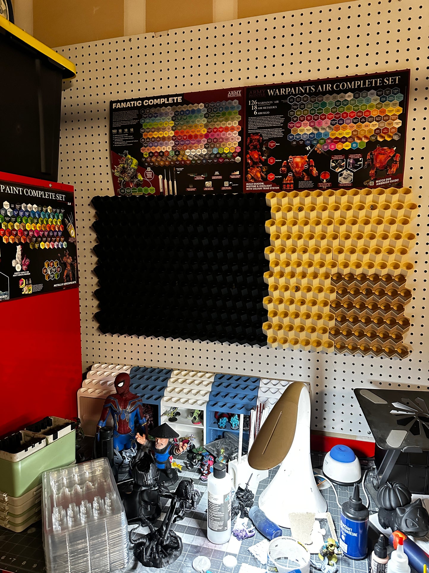 Paint Bottle Wall Rack x1