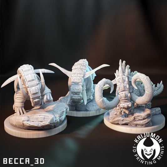 Kaijumon Mastodon/ Tabletop Model / Miniature Figurine | Kaijumon