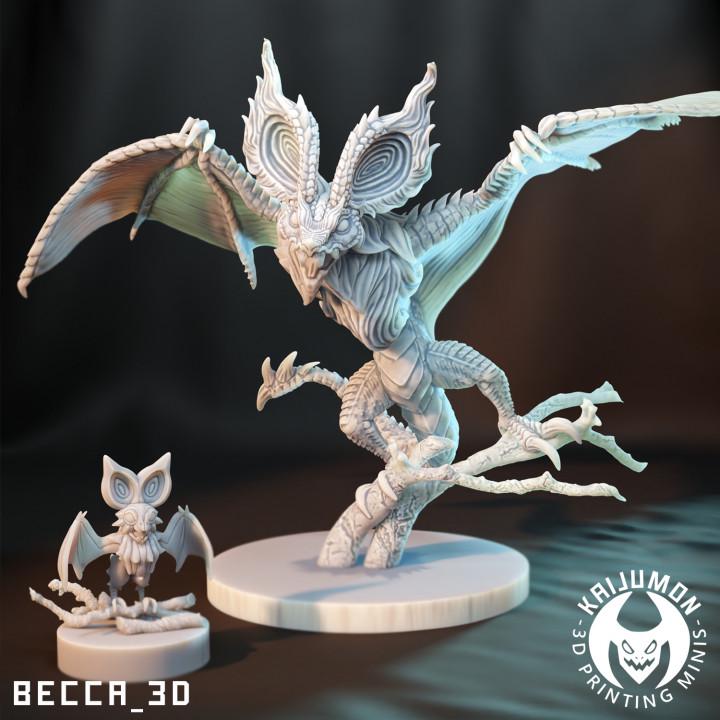 Kaijumon Wyrbat/ Tabletop Model / Miniature Figurine | Kaijumon