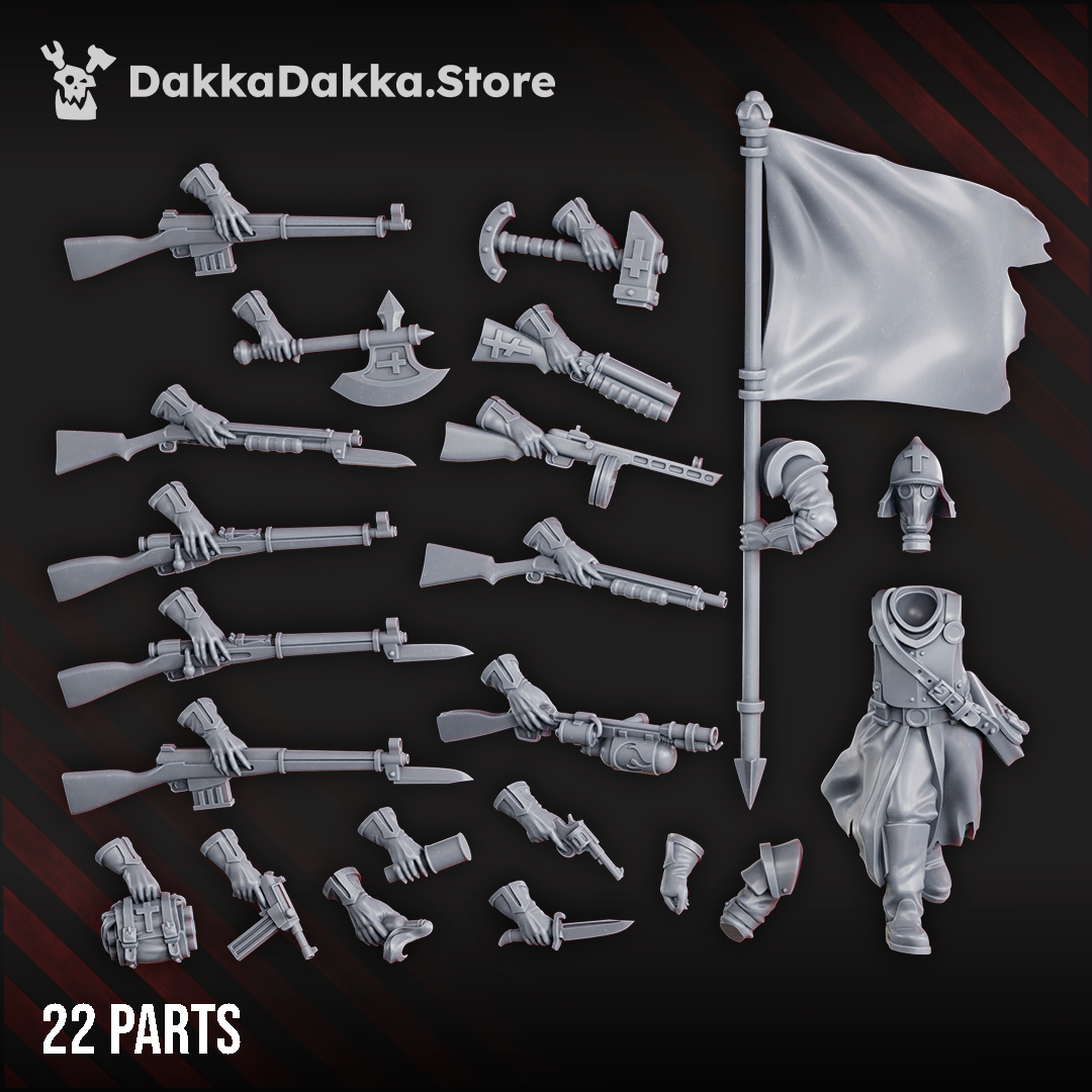 Alternate view of Choragiew Bearer by DakkaDakka Store - Full Miniature / Model