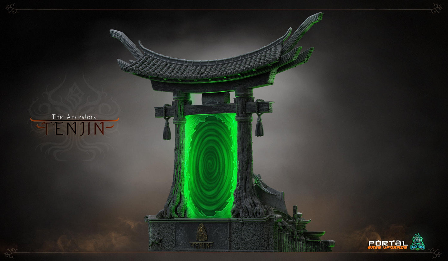 BFG - Tenjin - Torii Portal Diorama - 1.12 Scale | Sculpt | Black forge Games