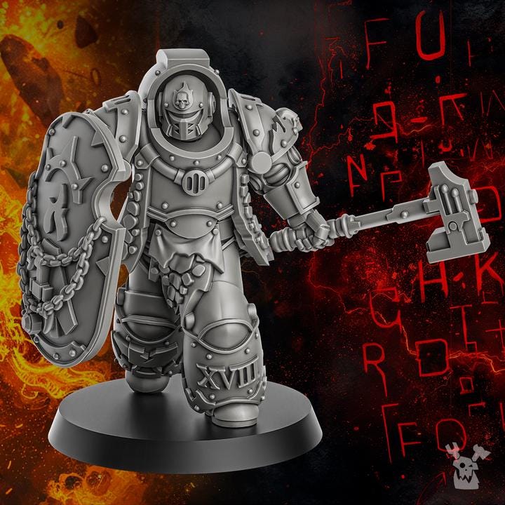 Millennium Wars Vol 2 Magma Forged Warrior/ Tabletop Model / Wargaming Miniature | DakkaDakka