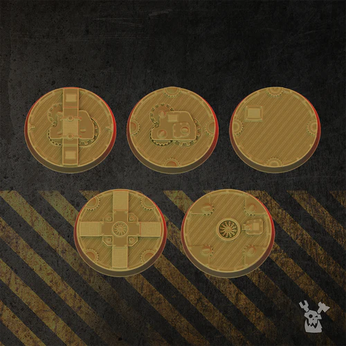 Full Metal Brotherhood 32mm Bases Set x5 #2