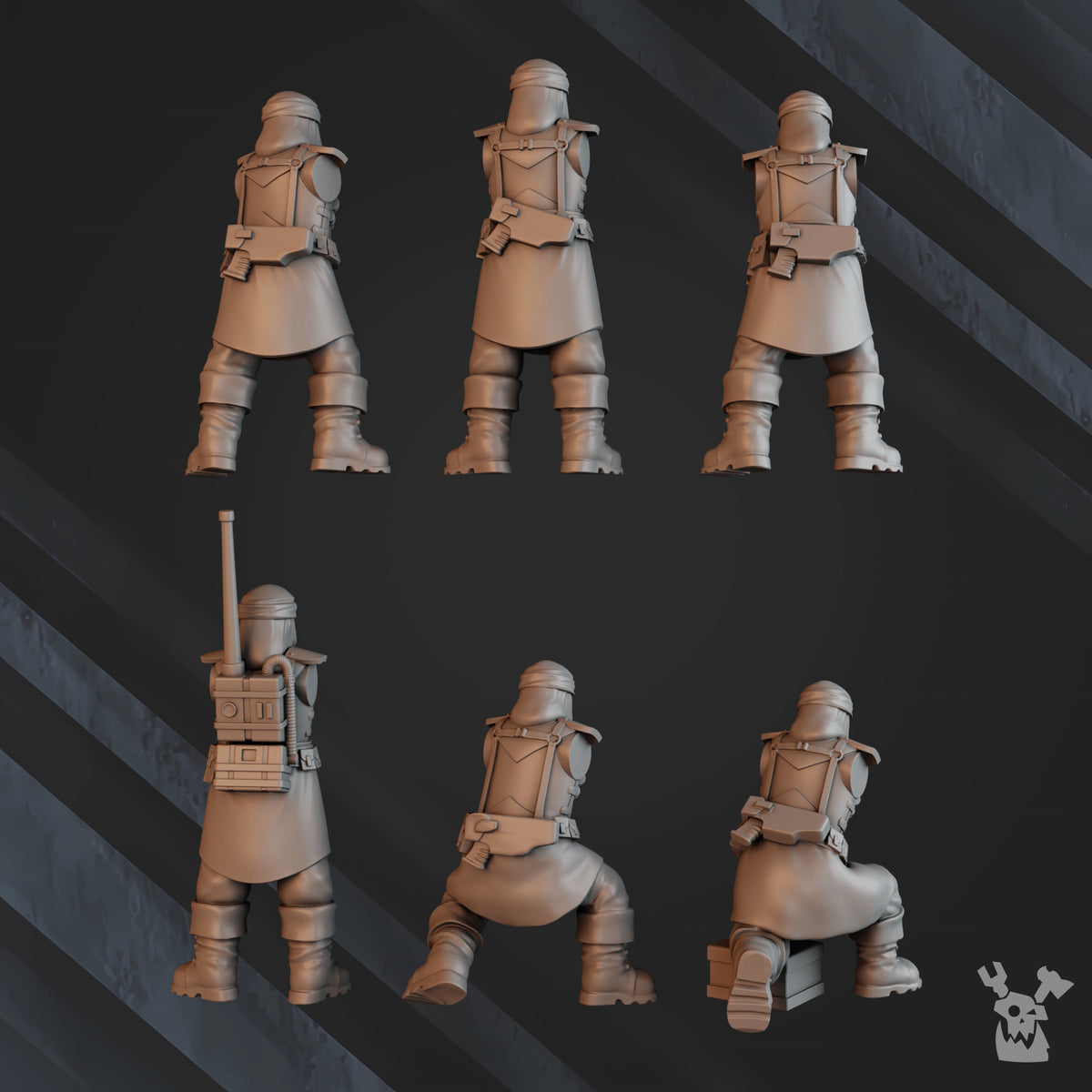 Alternate view of BEDOUIN HEAVY FIRE SUPPORT SQUAD by DakkaDakka Store - Full Miniature / Model