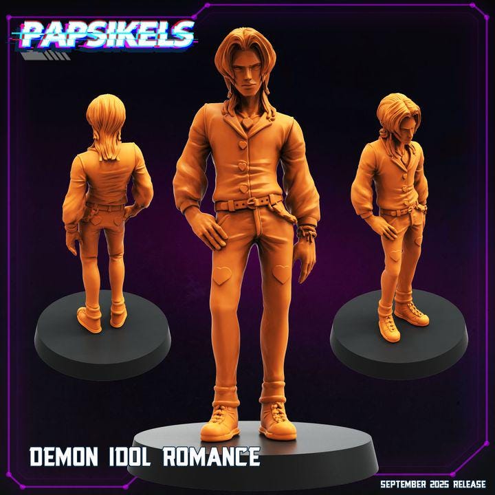 K Pop Demon Hunters / Tabletop Model / Wargaming Miniature | Papsikels
