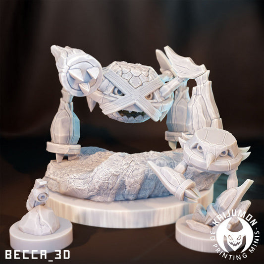 Kaijumon Mechacross/ Tabletop Model / Miniature Figurine | Kaijumon